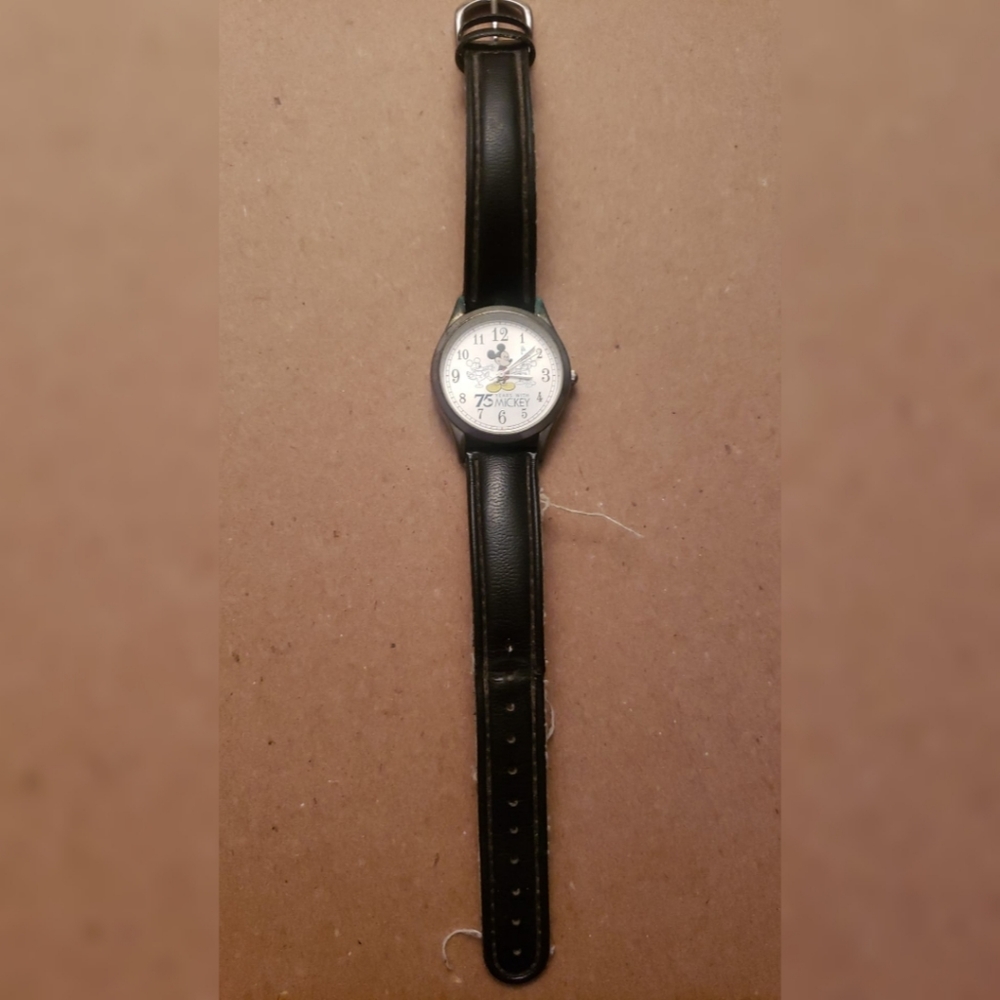 Mickey Mouse 75th Year with Mickey watch$15